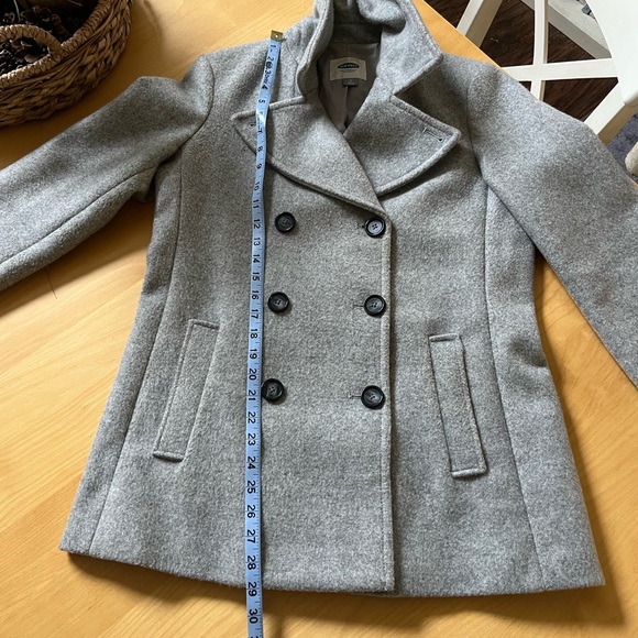 Gray Pea Coat size medium - Picture 8 of 8